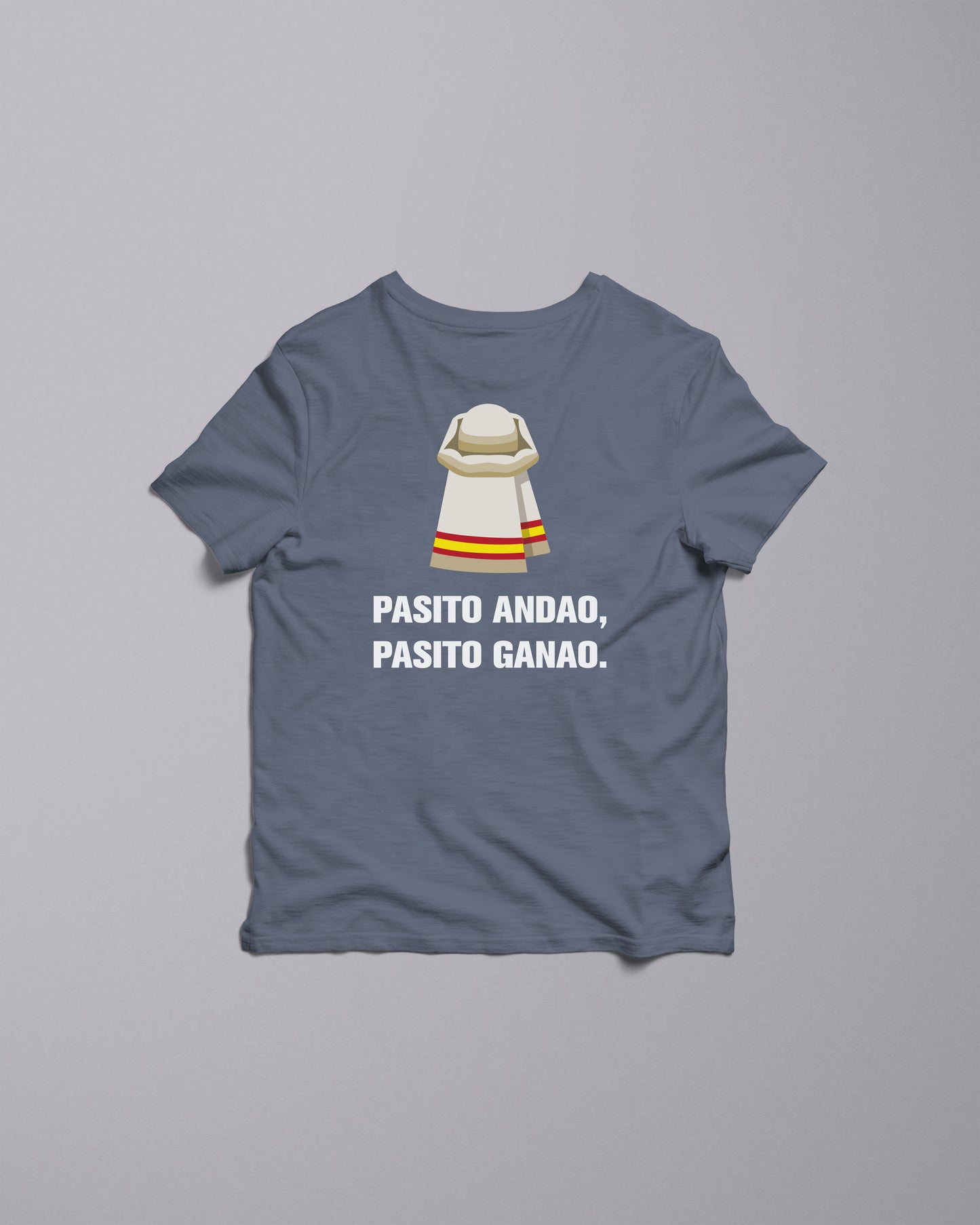 Camiseta Costal "PASITO ANDAO PASITO GANAO" denim