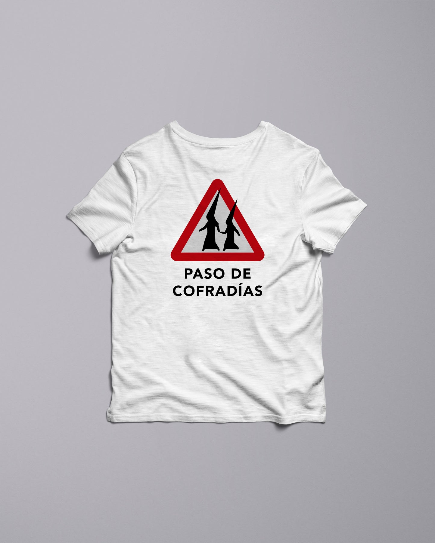 Camiseta PASO DE COFRADÍAS blanca
