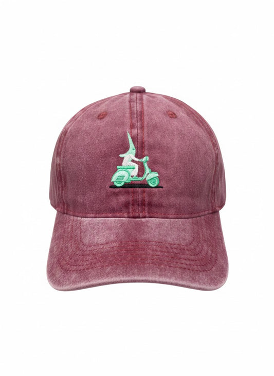 Gorra burdeos